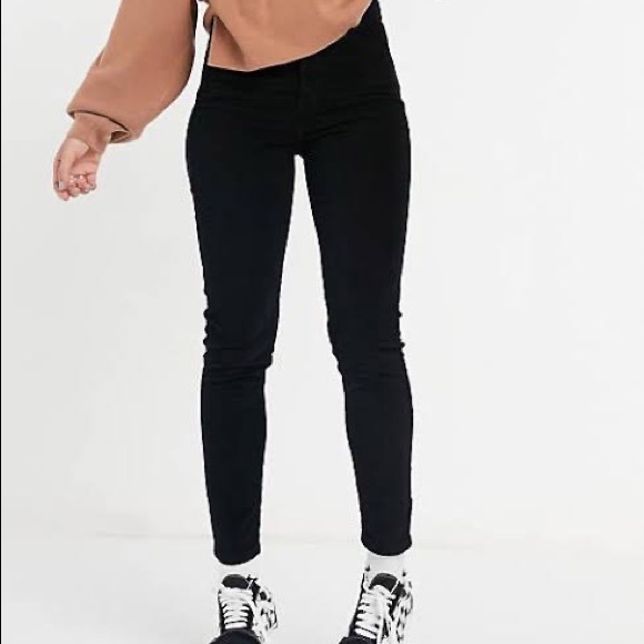 Topshop Denim - TOPSHOP | Jamie Cord Jeans in Black